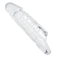 Verlengende Penis Sleeve - Transparant
