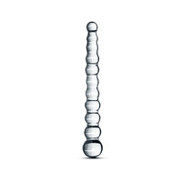Glazen Kralen Dildo - Transparant