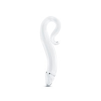 Gebogen Glazen Dildo Met Handvat - Transparant