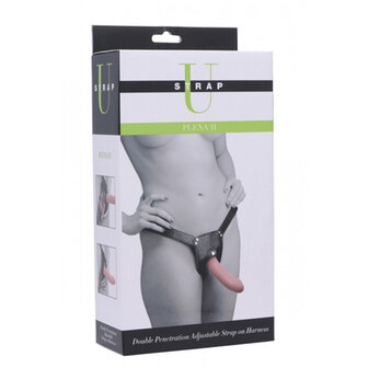 Plena II Dubbele Voorbind Dildo + Harnas