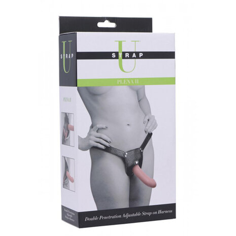 Plena II Dubbele Voorbind Dildo + Harnas