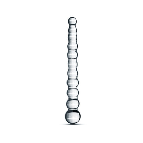 Glazen Kralen Dildo - Transparant